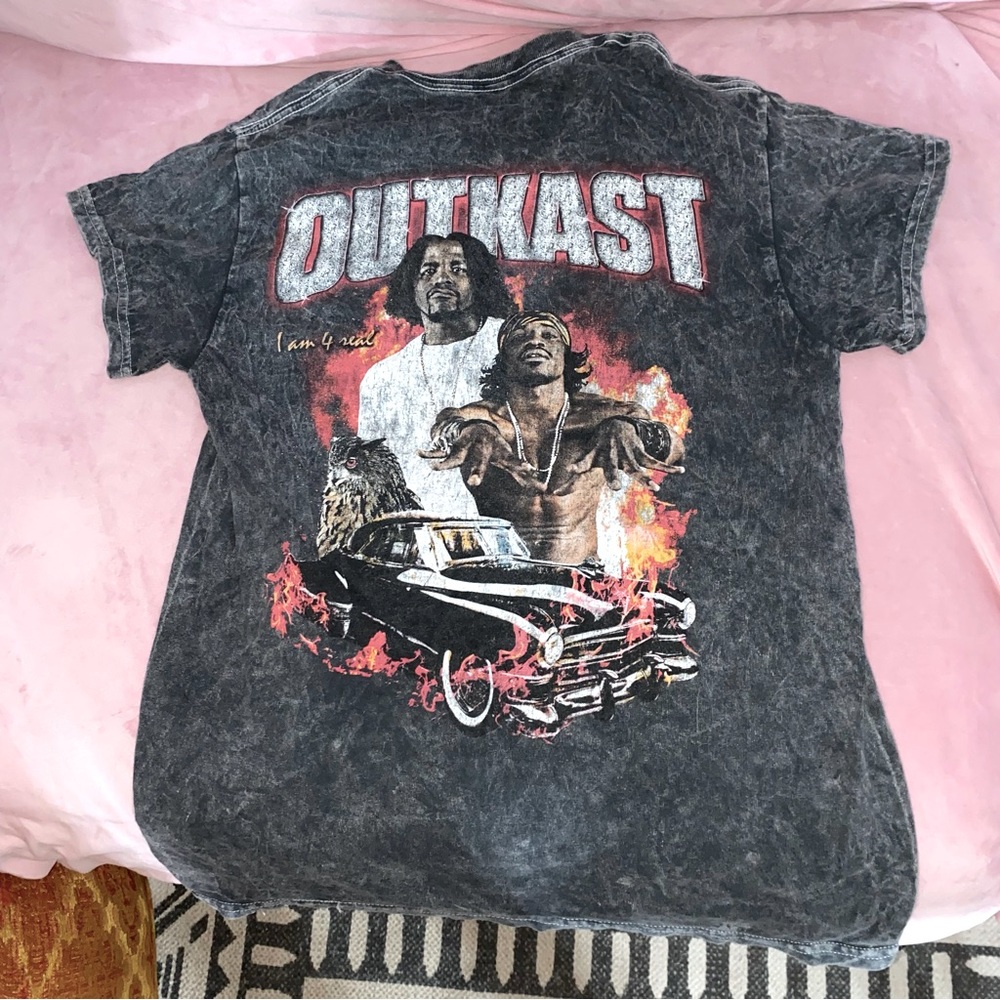 Outkast Stankonia Stank Love T-Shirt Dark Grey Women's Size Small Band Tee